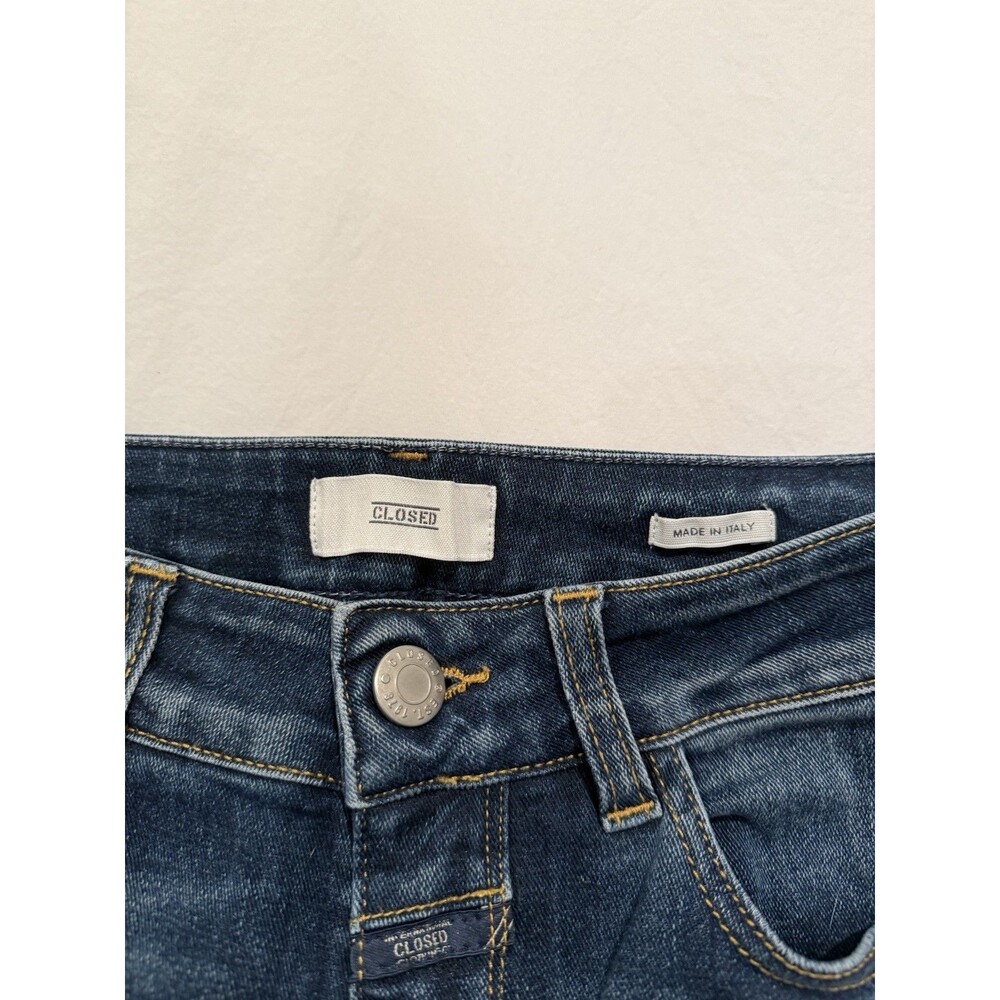 Closed Baker Distressed Ankle Jeans Women 27 Made in Italy - Picture 2 of 11